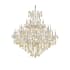 Elegant Lighting Maria Theresa 37 Light 44" Wide Crystal Chandelier with Golden Teak Royal Cut Crystals Chrome