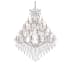 Elegant Lighting Maria Theresa 49 Light 46" Wide Crystal Chandelier with Clear Royal Cut Crystals Chrome