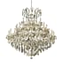 Elegant Lighting Maria Theresa 41 Light 52" Wide Crystal Chandelier with Golden Teak Royal Cut Crystals Chrome