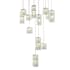 Elegant Lighting Aston 28" Wide Crystal Multi Light Pendant Chrome