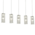 Elegant Lighting Aston 40" Wide Crystal Linear Pendant Chrome