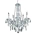 Elegant Lighting Verona 5 Light 21" Wide Crystal Chandelier with Golden Teak Royal Cut Crystals Chrome