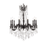 Elegant Lighting Rosalia 10 Light 28" Wide Crystal Chandelier with Clear Royal Cut Crystals Dark Bronze