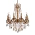 Elegant Lighting Rosalia 10 Light 28" Wide Crystal Chandelier with Golden Teak Royal Cut Crystals French Gold