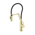 Elegant Lighting Leonardo 1.8 GPM Single Hole Pull Down Kitchen Faucet Brushed Gold