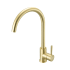 Elegant Lighting Finn 1.8 GPM Single Hole Kitchen Faucet Brushed Gold