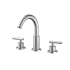 Elegant Lighting Leah 1.5 GPM Widespread Bathroom Faucet Brushed Nickel