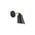 Elegant Lighting Halycon 11" Tall Bathroom Sconce Black / Brass