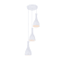 Elegant Lighting Aiken 3 Light 14" Wide Multi Light Pendant White