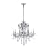 Elegant Lighting Voltaire 8 Light 26" Wide Crystal Chandelier Chrome