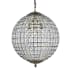 Elegant Lighting Earlene 3 Light 16" Wide Crystal Pendant with Clear Crystal Accents Antique Bronze