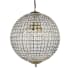 Elegant Lighting Earlene 4 Light 20" Wide Crystal Pendant with Clear Crystal Accents Antique Bronze
