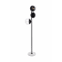 Elegant Lighting Eclipse 3 Light 66" Tall Tree Floor Lamp with Clear Glass Black