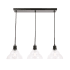 Elegant Lighting Clive 3 Light 35" Wide Linear Pendant Black