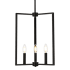 Elegant Lighting Vino 3 Light 14" Wide Pendant Black