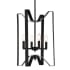 Elegant Lighting Hoffman 4 Light 14" Wide Pendant Black