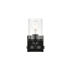 Elegant Lighting Thane 10" Tall Bathroom Sconce Black / Clear