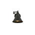 Elegant Lighting Varden 8" Tall Bathroom Sconce Black