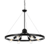 Elegant Lighting Thora 6 Light 32" Wide Suspension Pendant Black