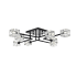 Elegant Lighting Lyra 8 Light 32" Wide Semi-Flush Ceiling Fixture Black