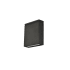 Elegant Lighting Raine 7" Tall LED Outdoor Wall Sconce Black