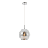 Elegant Lighting Reflection Single Light 9-1/2" Wide Mini Pendant with a Glass Shade Chrome