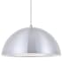 Elegant Lighting Circa 6-1/2" High Pendant with an Aluminum Shade Burnished Nickel