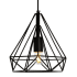 Elegant Lighting Jago Single Light 9-13/16" Wide Mini Pendant with an Aluminum Shade Black