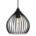 Elegant Lighting Sayer Single Light 7-7/8" Wide Mini Pendant with an Aluminum Shade Black