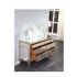 Elegant Lighting-MF1-1005-Lifestyle of Gold / Clear with drawers open
