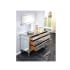 Elegant Lighting-MF1-1005-Lifestyle of Silver / Clear with drawers open