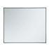 Elegant Lighting Elene 30" W x 36" H Contemporary Rectangular Metal Framed Bathroom Wall Mirror Black