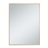 Elegant Lighting Monet 30" W x 40" H Contemporary Rectangular Metal Framed Bathroom Wall Mirror Brass