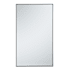 Elegant Lighting Elene 36" W x 60" H Contemporary Rectangular Metal Framed Bathroom Wall Mirror Black