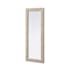 Elegant Lighting Marlowe 24"W x 60"H Rectangular Flat Medium Density Fiberboard (MDF) Framed Accent Mirror Linen White