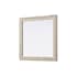 Elegant Lighting Marlowe 40" Rectangular Flat Medium Density Fiberboard (MDF) Framed Accent Mirror Linen White