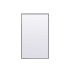 Elegant Lighting Eternity 36" W x 60" H Rectangular Framed Bathroom Mirror Black