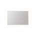 Elegant Lighting Grace 36" W x 24" H Rectangular Framed Bathroom Wall Mirror Gold