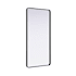Elegant Lighting Remy 30"W x 60"H Rectangular Flat Medium Density Fiberboard (MDF) Framed Accent Mirror Black