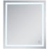 Elegant Lighting Alaric 36" W x 40" H Modern Rectangular Aluminum Frameless Bathroom Wall Mirror with LED Lighting Silver