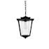 Elegant Lighting York 10" Wide Outdoor Pendant Black