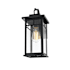 Elegant Lighting Mercer 16" Tall Outdoor Wall Sconce Black
