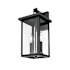 Elegant Lighting Venango 2 Light 15" Tall Outdoor Wall Sconce Black