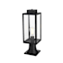Elegant Lighting Hilton 19" Tall Post Light Black