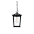 Elegant Lighting Cayman 7" Wide Outdoor Mini Pendant Black