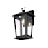 Elegant Lighting Berks 12" Tall Outdoor Wall Sconce Black