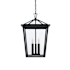 Elegant Lighting Oxford 3 Light 14" Wide Outdoor Pendant Black