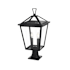 Elegant Lighting Frankford 2 Light 24" Tall Post Light Black