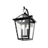 Elegant Lighting Frankford 2 Light 18" Tall Outdoor Wall Sconce Black