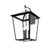 Elegant Lighting Oxford 3 Light 23" Tall Outdoor Wall Sconce Black
